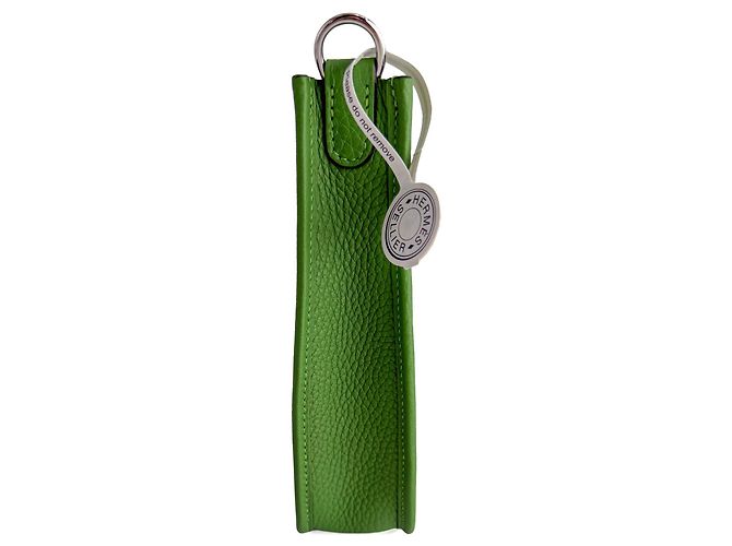 Hermès Evelyne 16 TPM Pelle Taurillon Clemence Amazone Hobo Crossbody Vert Yucca - vista 6