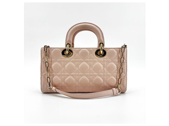 Christian Dior Lady D-Joy Cannage Quilt Lambskin Medium - vista 2
