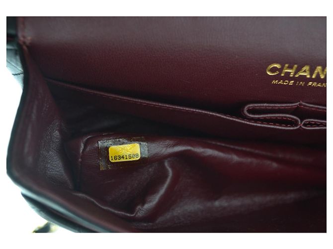 Timeless Chanel Classic Double Flap Schwarz Lammleder - Ansicht 18