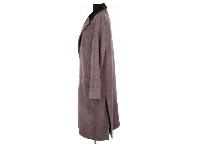 Zadig & Voltaire Abrigo Mad chine marrón - vista 3