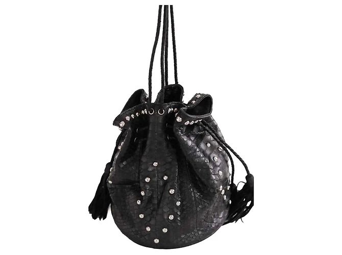 Claris Virot Borsa a secchiello nera - vista 2