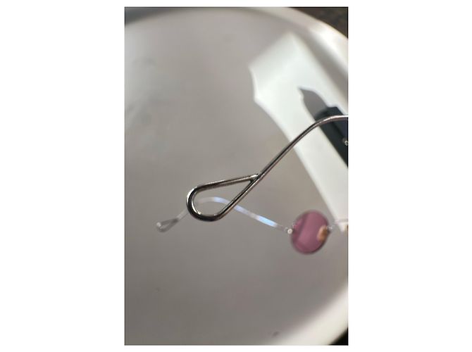 Autre Marque Retrospeecs&Co Occhiali da sole rotondi argento - Lenti rosa - vista 4