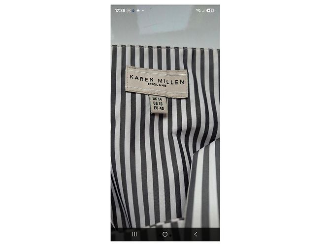 Karen Millen gestreiftes Kleid - Ansicht 3