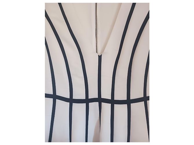 Vestido Mangano Jeanette con detalles contrastados - vista 10