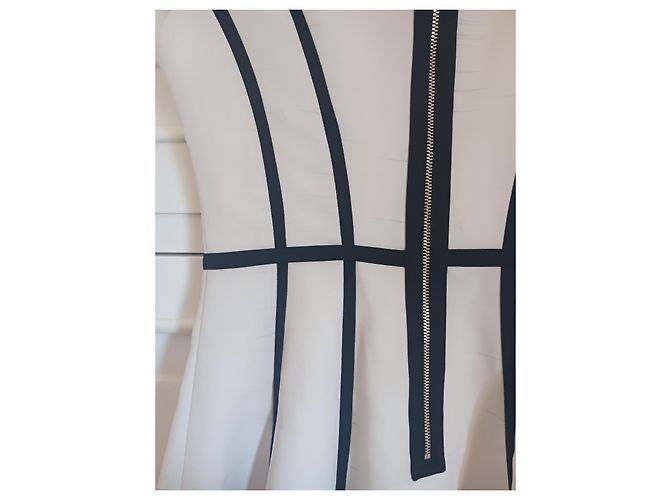 Vestido Mangano Jeanette con detalles contrastados - vista 16