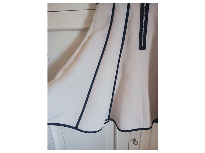 Vestido Mangano Jeanette con detalles contrastados - vista 18