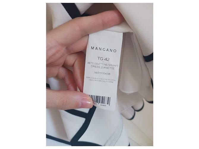 Vestido Mangano Jeanette con detalles contrastados - vista 6