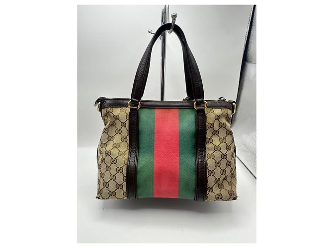 Bamboo Borsa Hobo Gucci Rania Tela Monogram GG - vista 2