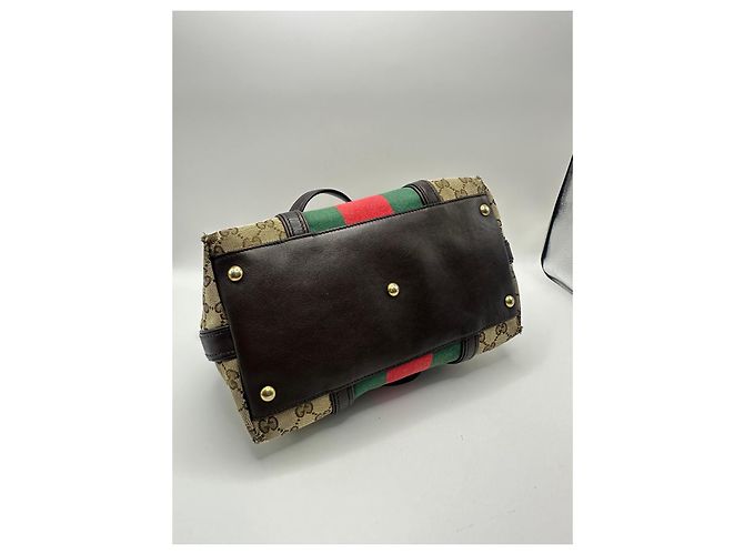 Bamboo Borsa Hobo Gucci Rania Tela Monogram GG - vista 5