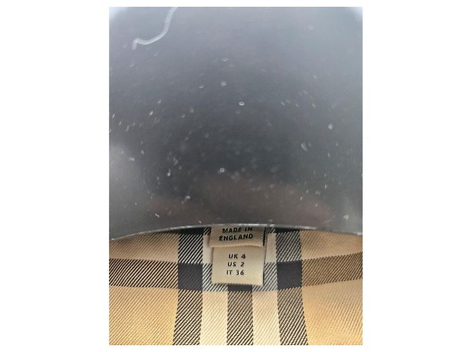 Burberry The Kensington Gabardina de algodón negra - vista 11