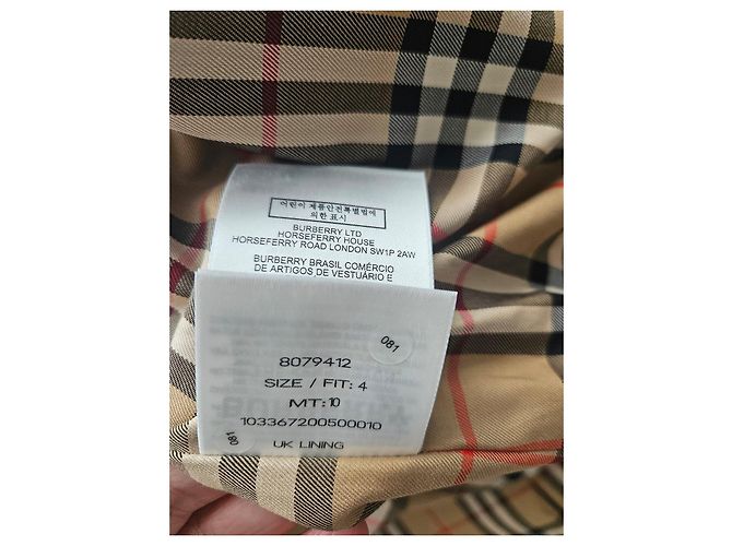Burberry The Kensington Gabardina de algodón negra - vista 9
