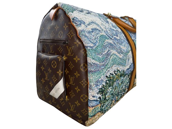 Louis Vuitton Keepall 55 Monogram Van Gogh Reisetasche - Ansicht 10