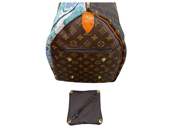 Louis Vuitton Keepall 55 Monogram Van Gogh Reisetasche - Ansicht 11