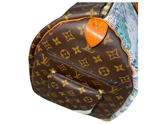 Louis Vuitton Keepall 55 Monogram Van Gogh Reisetasche - Ansicht 15