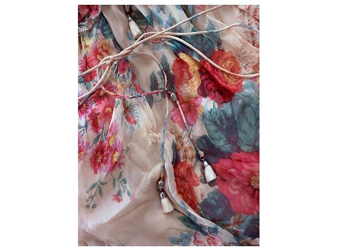 Zimmermann Laelia florales Seiden-Midikleid - Ansicht 8