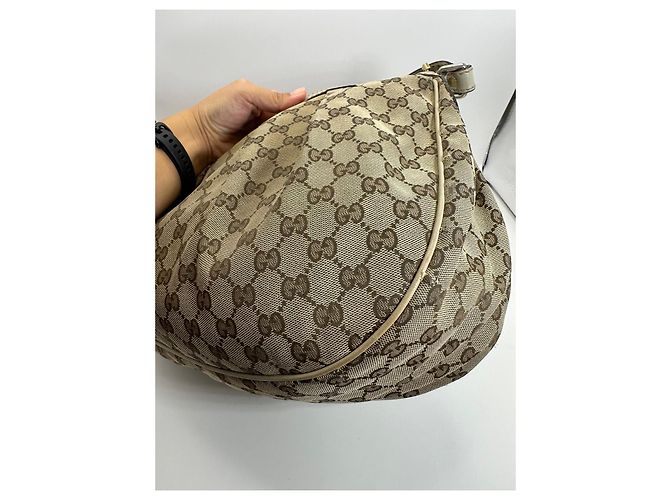 Gucci Sukey Borsa Hobo in Tela Monogramma GG - vista 10