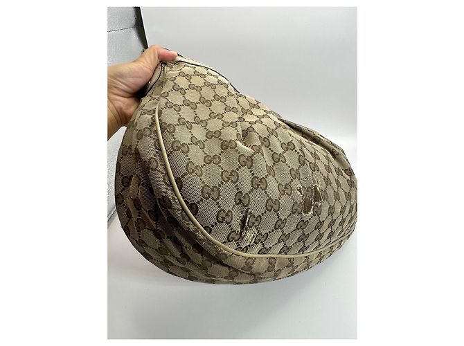 Gucci Sukey Borsa Hobo in Tela Monogramma GG - vista 11