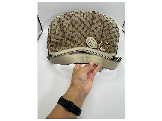 Gucci Sukey Borsa Hobo in Tela Monogramma GG - vista 4
