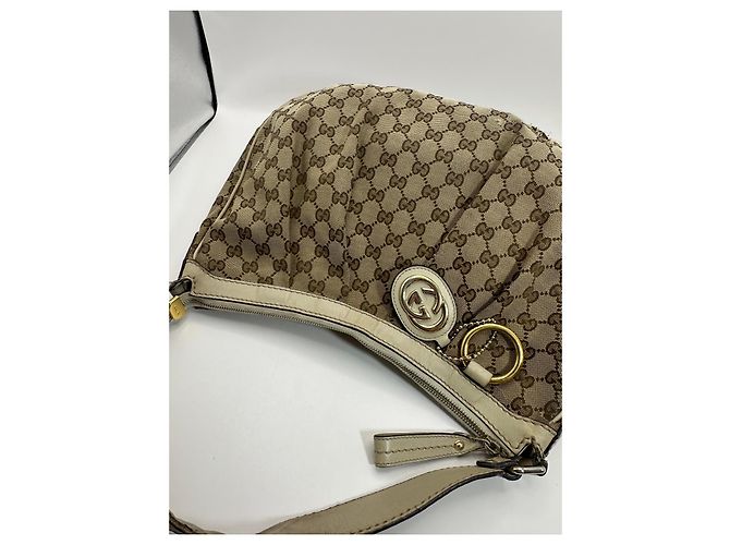 Gucci Sukey Borsa Hobo in Tela Monogramma GG - vista 5