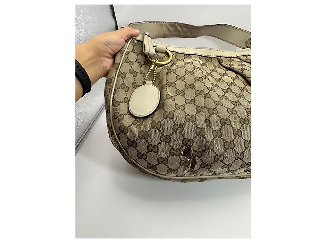 Gucci Sukey Borsa Hobo in Tela Monogramma GG - vista 9