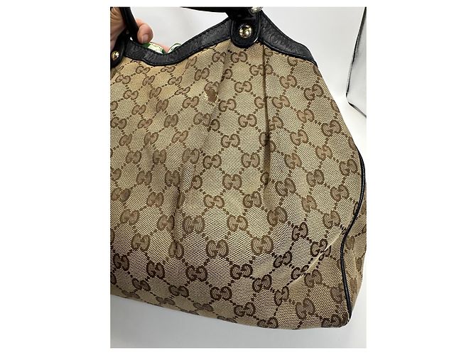 Gucci Sukey GG Monogramm Canvas Handtasche - Ansicht 11