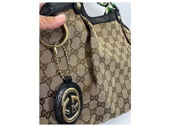 Gucci Sukey GG Monogramm Canvas Handtasche - Ansicht 8
