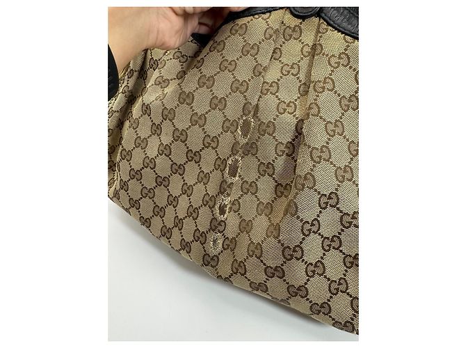 Gucci Sukey GG Monogramm Canvas Handtasche - Ansicht 9