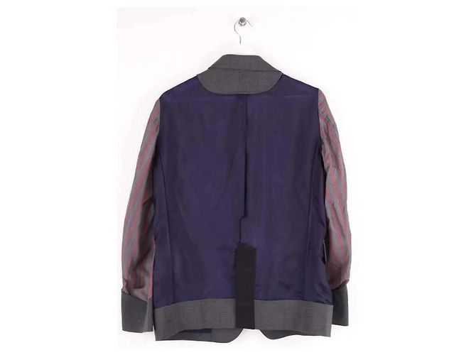 Sacai Blazer gris - vista 4