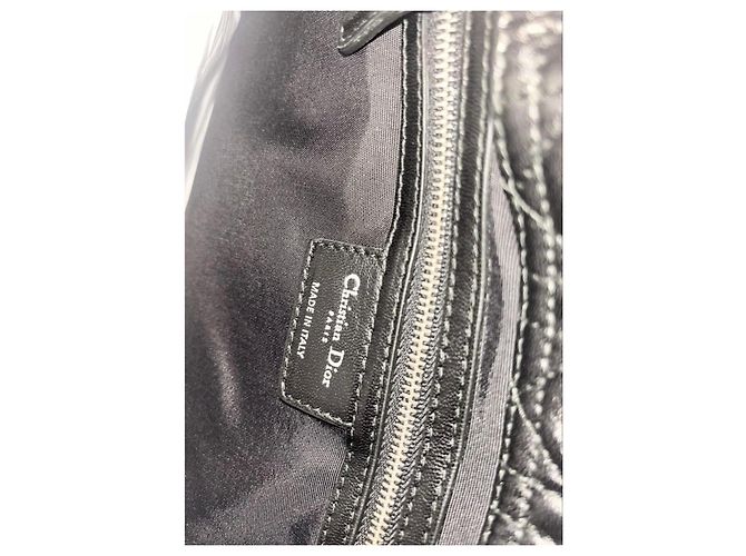 Borsa Christian Dior Lady Dior My ABCDior in pelle nera - vista 2