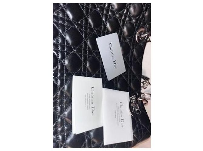 Borsa Christian Dior Lady Dior My ABCDior in pelle nera - vista 4
