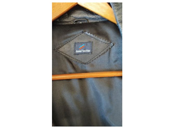 Autre Marque Daniel Hechter black leather jacket - view 4