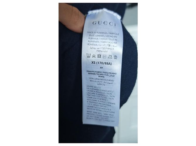 Gucci navy blue wool vest - view 10