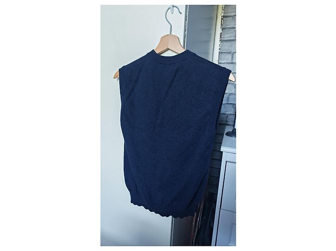 Gucci navy blue wool vest - view 14