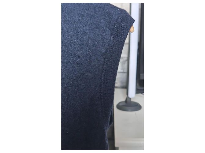 Gucci navy blue wool vest - view 5