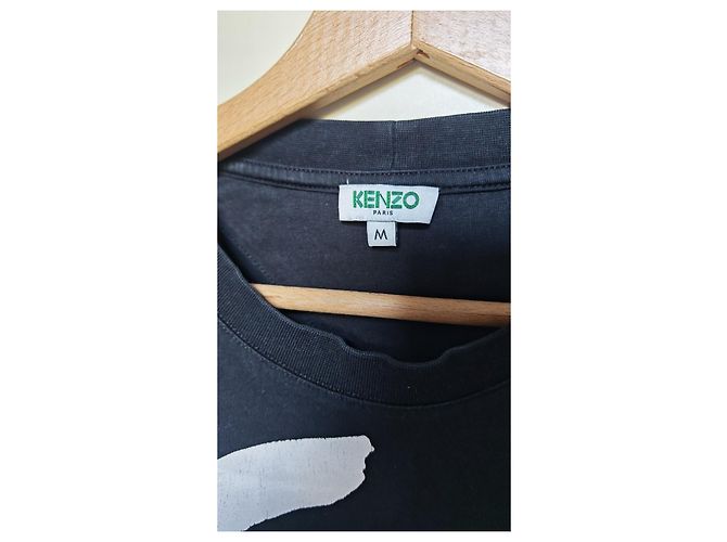 Black Kenzo T-shirt with graphic logo - view 2