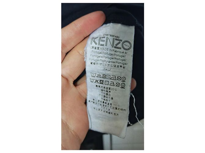 Black Kenzo T-shirt with graphic logo - view 8