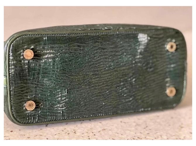Bolso de piel verde Bulgari - vista 7