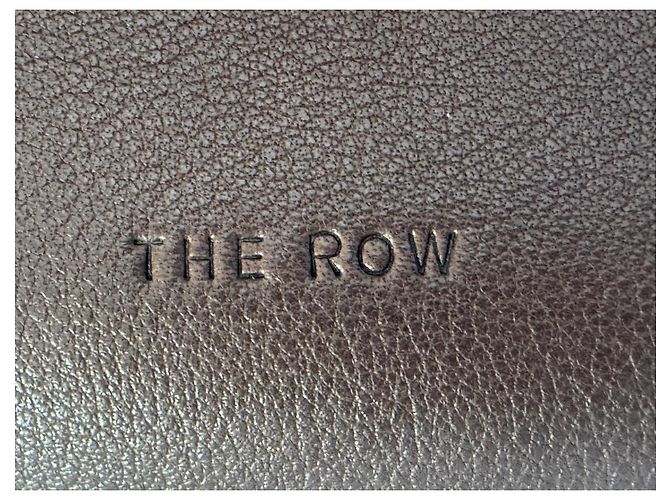 mala de couro The Row Agnes 12 em castanho-bordô - vista 6