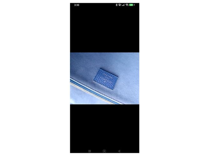 Borsa Louis Vuitton Capucines BB Blu - vista 13
