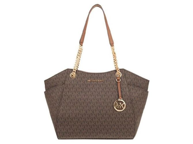 el icónico Michael Kors Jet Set Travel Large Chain Shoulder Tote - vista 18