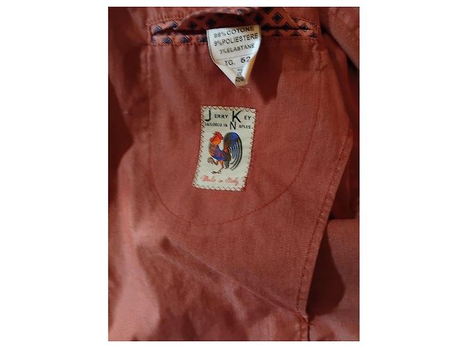 Autre Marque Giacca J.Key uomo in cotone rosso - vista 4