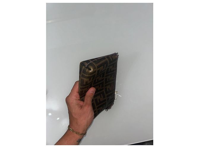Pochette Fendi Zucca Monogram - vista 4