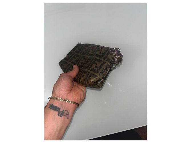 Pochette Fendi Zucca Monogram - vista 5