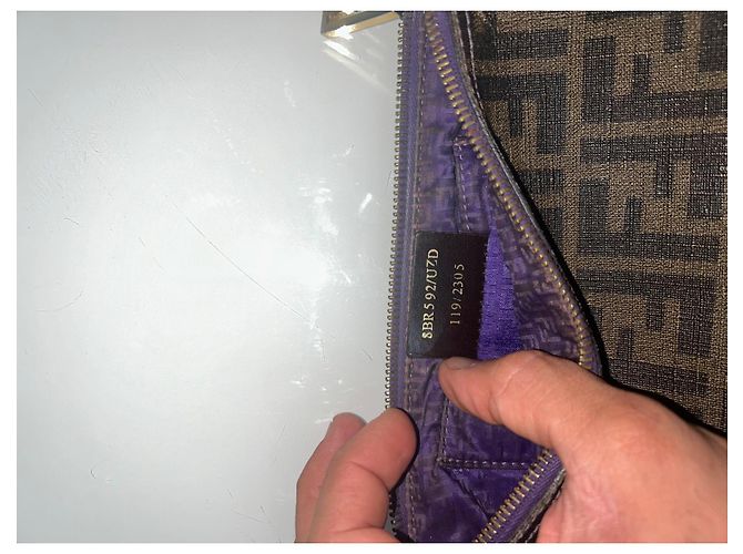 Pochette Fendi Zucca Monogram - vista 9