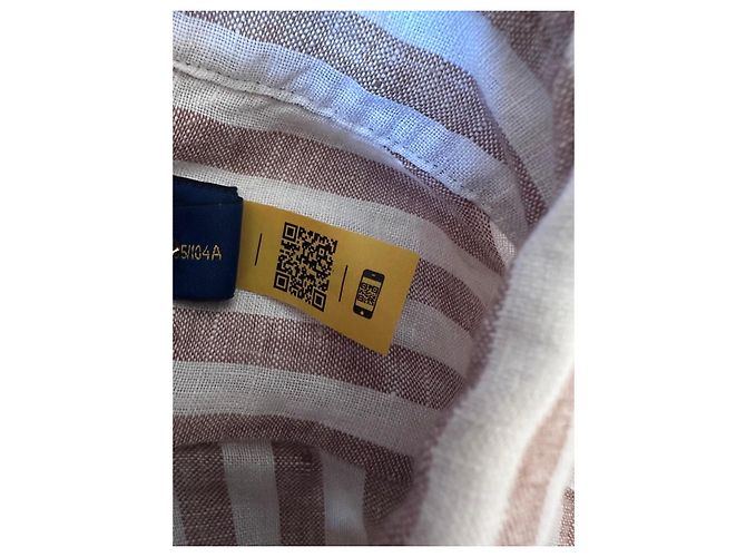 Camicia in lino a righe Polo Ralph Lauren nuova - vista 7