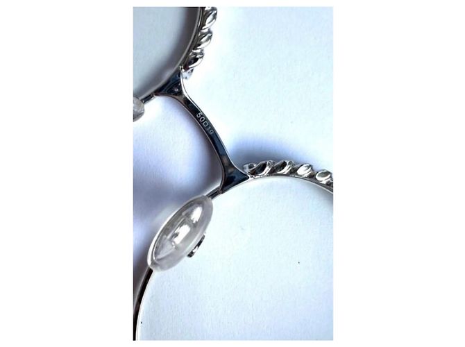 Gafas graduadas redondas de Chanel con detalle de cadena - vista 9
