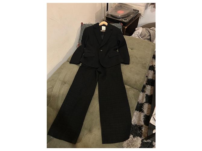 Sandro black tailored set - view 2