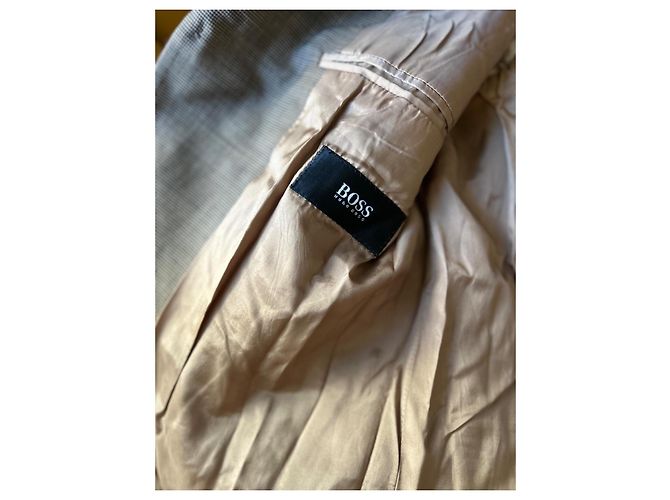 Hugo Boss BOSS brauner karierter Wollblazer - Ansicht 8