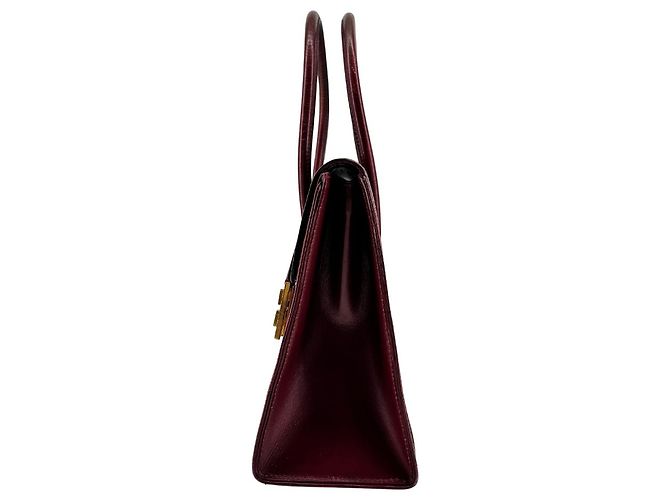 Hermès Drag 27 Vintage Tasche Circa 1970 aus rotem Box-Leder - Ansicht 5