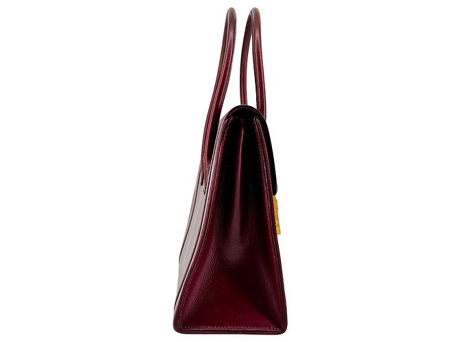 Hermès Drag 27 Vintage Tasche Circa 1970 aus rotem Box-Leder - Ansicht 6